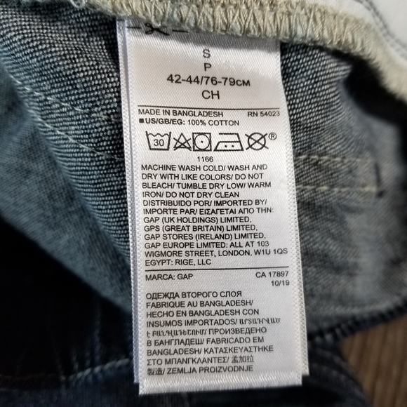 Gap Blue Denim Minimalist Pleated Drawstring Jean Jhort Shorts NWT Size Small - Picture 10 of 15